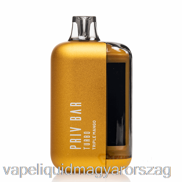 Smok Priv Bar Turbo 15k Eldobható Tripla Mango Vape E Cigi